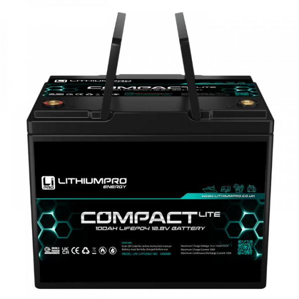100AH Lithium Leisure Battery COMPACT Lite SALE ON NOW