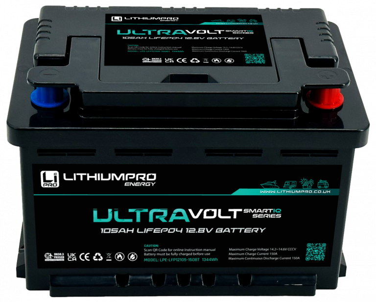 12V LITHIUM BATTERY 105ah Ultravolt Lithium Pro