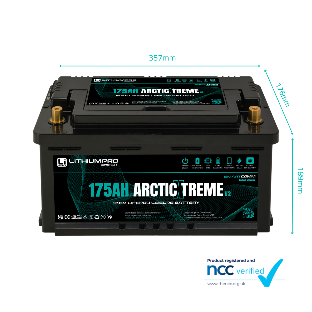 12v 175ah under seat base lithium battery from Lithium Pro