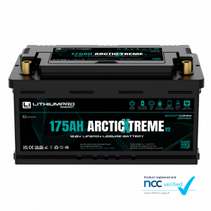 12v 175ah ArcticXtreme Lithium Battery NCC approved Lithium battery ECER10 Approved Lithium battery