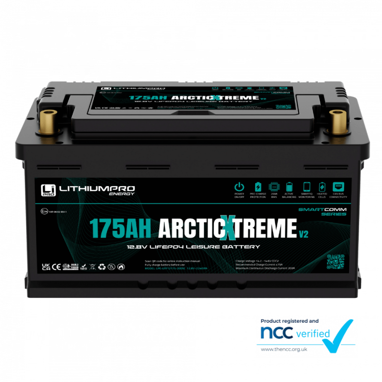 12v 175ah ArcticXtreme Lithium Battery Lithiumpro