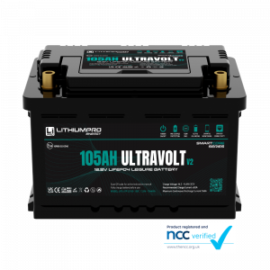 12v 105AH Lithium Battery -ULTRAVOLT V2 NCC approved Lithium battery ECER10 Approved Lithium battery